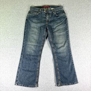 Nautica Womens Jeans Blue Tag Size 6 (30x25) Mid Rise Straight Stretch Denim